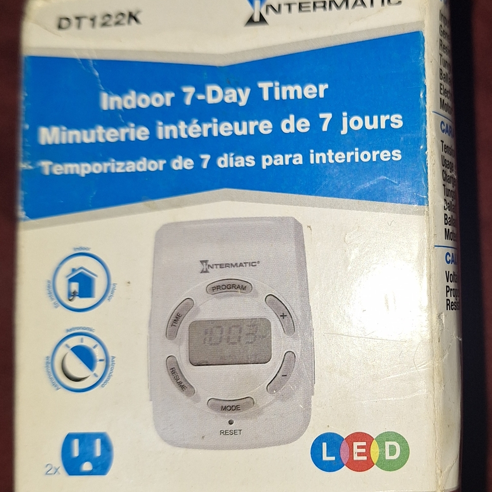 Intermatic Indoor 7-Day Timer